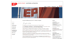 Desktop Screenshot of epelektroprojekt.de